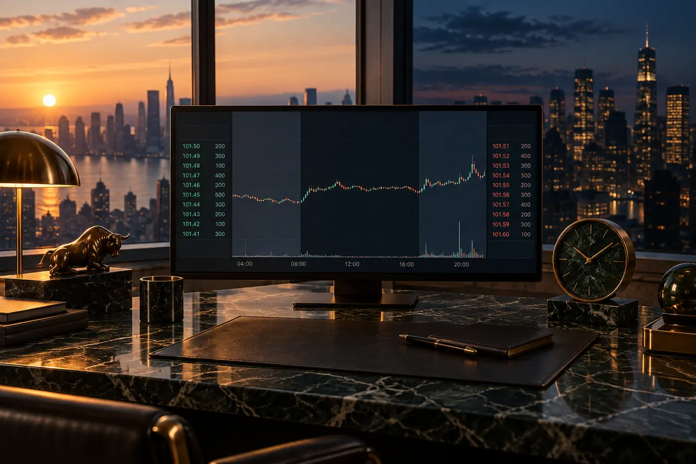 متابعة سيولة الأسهم قبل الافتتاح وبعد الإغلاق